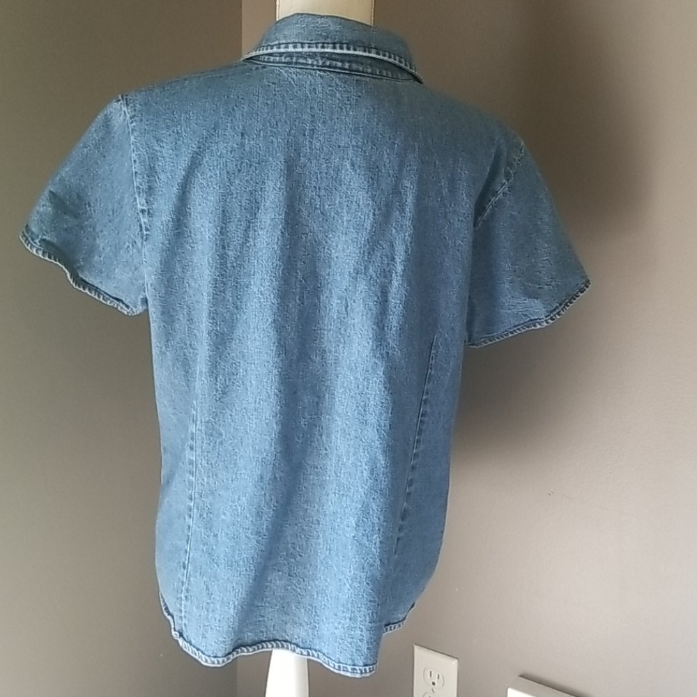 Denim blouse - Picture 2 of 4